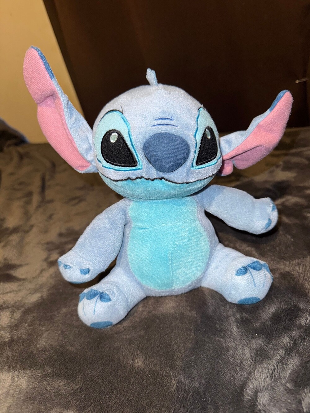 Disney Stitch Plush Toy Blue Soft Stuffed Animal Character